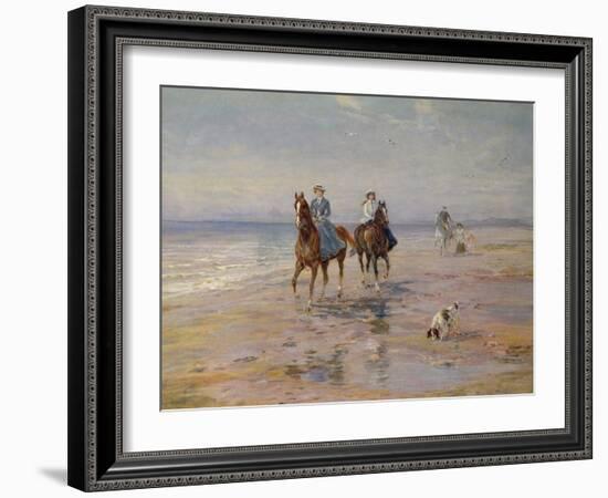 A Ride on the Beach, Dublin-Heywood Hardy-Framed Giclee Print