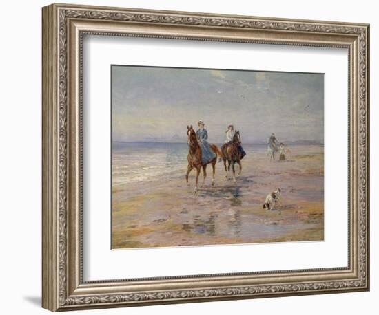 A Ride on the Beach, Dublin-Heywood Hardy-Framed Giclee Print