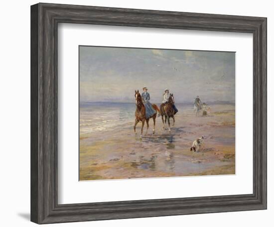 A Ride on the Beach, Dublin-Heywood Hardy-Framed Giclee Print