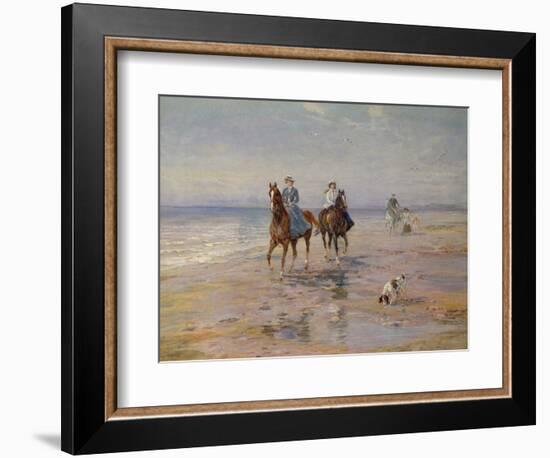 A Ride on the Beach, Dublin-Heywood Hardy-Framed Giclee Print