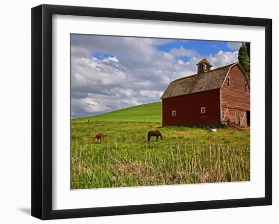 A Ride Through the Farm Country of Palouse, Washington State, USA-Joe Restuccia III-Framed Photographic Print