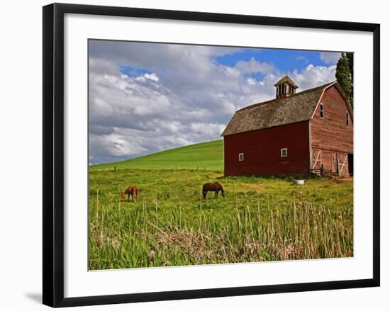 A Ride Through the Farm Country of Palouse, Washington State, USA-Joe Restuccia III-Framed Photographic Print