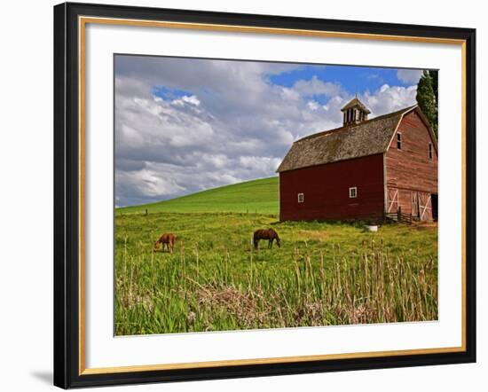 A Ride Through the Farm Country of Palouse, Washington State, USA-Joe Restuccia III-Framed Photographic Print