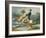 A Rider and His Rearing Horse-Théodore Géricault-Framed Giclee Print