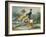 A Rider and His Rearing Horse-Théodore Géricault-Framed Giclee Print