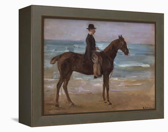 A Rider on the Shore-Max Liebermann-Framed Premier Image Canvas