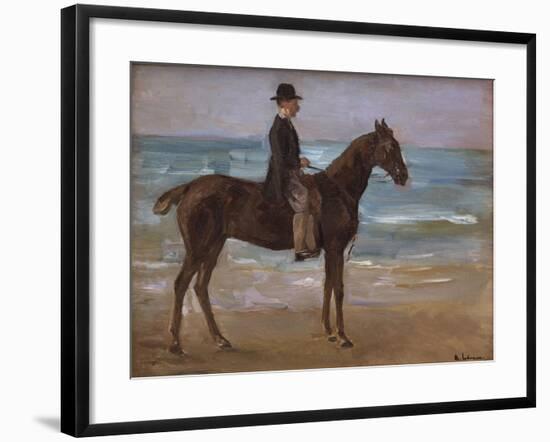 A Rider on the Shore-Max Liebermann-Framed Giclee Print