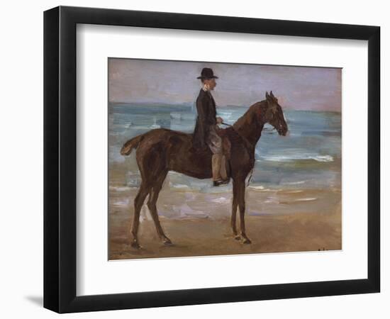 A Rider on the Shore-Max Liebermann-Framed Giclee Print