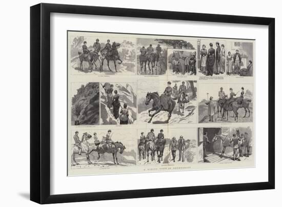 A Riding Tour in Derbyshire-null-Framed Giclee Print