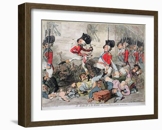 A Right Honourable, Alias a Sans-Culotte, Published by J. Fores in 1792-James Gillray-Framed Giclee Print