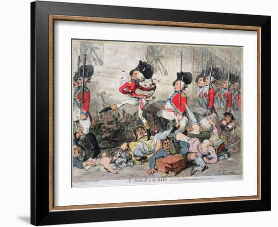 A Right Honourable, Alias a Sans-Culotte, Published by J. Fores in 1792-James Gillray-Framed Giclee Print