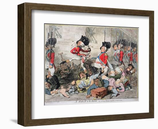 A Right Honourable, Alias a Sans-Culotte, Published by J. Fores in 1792-James Gillray-Framed Giclee Print