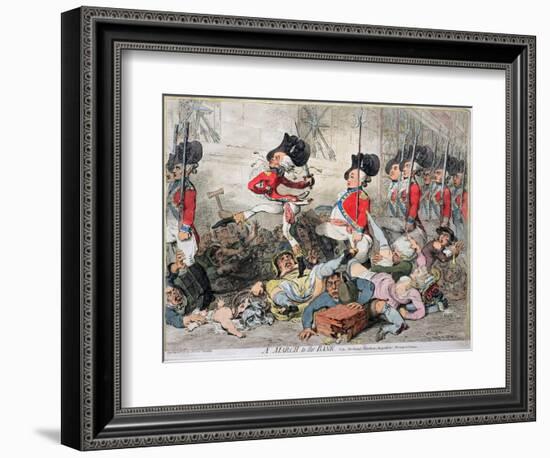 A Right Honourable, Alias a Sans-Culotte, Published by J. Fores in 1792-James Gillray-Framed Giclee Print