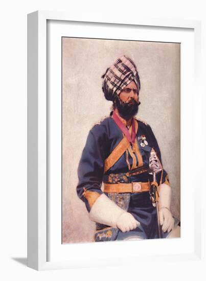 A Risaldar of the 16th Bengal Cavalry, 1902-Unknown-Framed Giclee Print