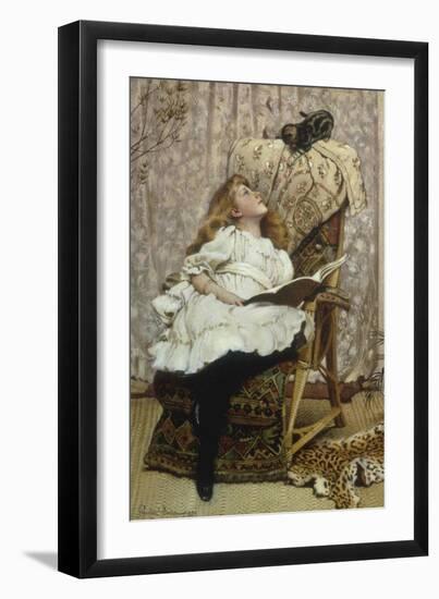 A Rival Attraction, 1887-Charles Burton Barber-Framed Giclee Print