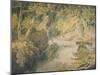 A River in Spate, C.1796-J. M. W. Turner-Mounted Giclee Print