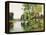 A River Landscape in Summer-Ernest Parton-Framed Premier Image Canvas