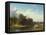 A River Landscape, Westphalia. 1855-Albert Bierstadt-Framed Premier Image Canvas