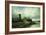 A River Landscape with a Windmill-Victor Dupre-Framed Giclee Print