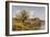 A River Landscape-David Bates-Framed Giclee Print