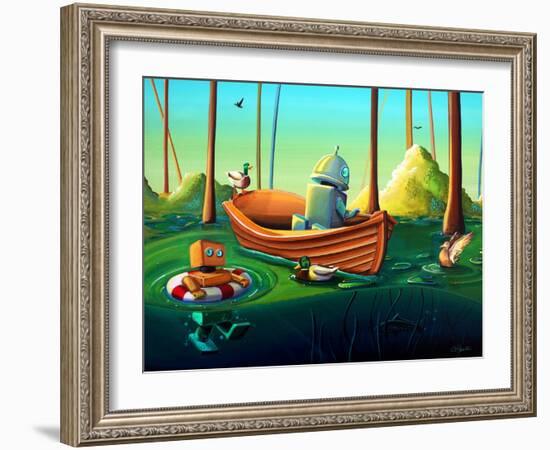 A River Of Curiosity-Cindy Thornton-Framed Art Print