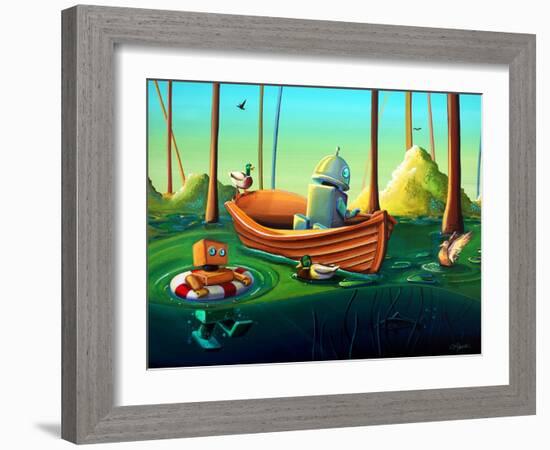 A River Of Curiosity-Cindy Thornton-Framed Art Print