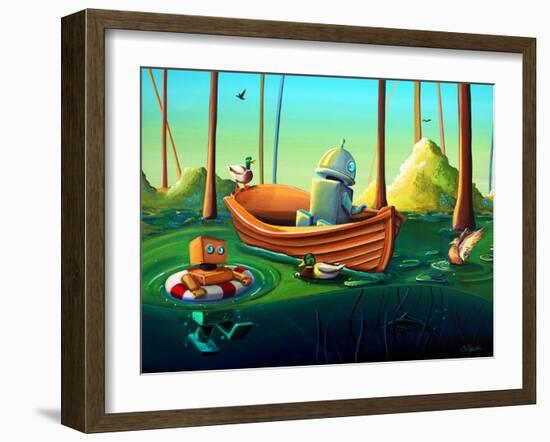 A River Of Curiosity-Cindy Thornton-Framed Art Print