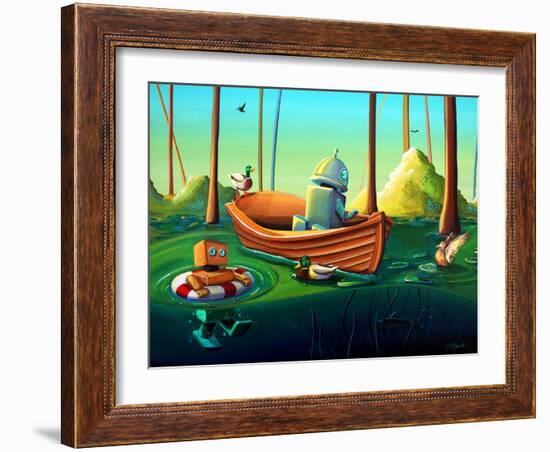 A River Of Curiosity-Cindy Thornton-Framed Art Print