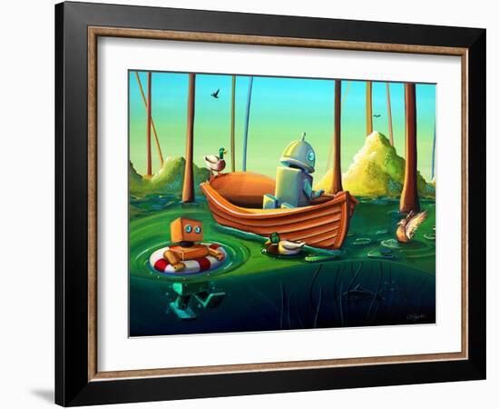 A River Of Curiosity-Cindy Thornton-Framed Art Print