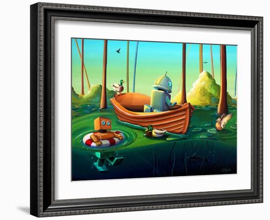 A River Of Curiosity-Cindy Thornton-Framed Art Print