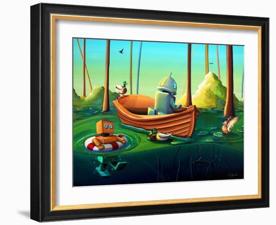 A River Of Curiosity-Cindy Thornton-Framed Art Print