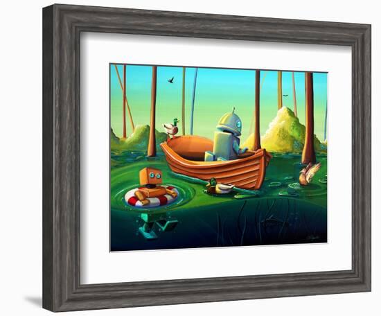 A River Of Curiosity-Cindy Thornton-Framed Art Print