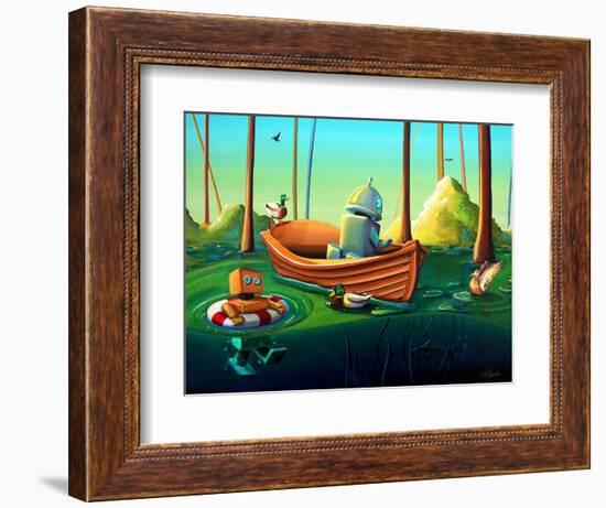 A River Of Curiosity-Cindy Thornton-Framed Art Print