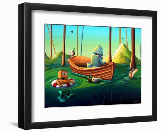 A River Of Curiosity-Cindy Thornton-Framed Art Print