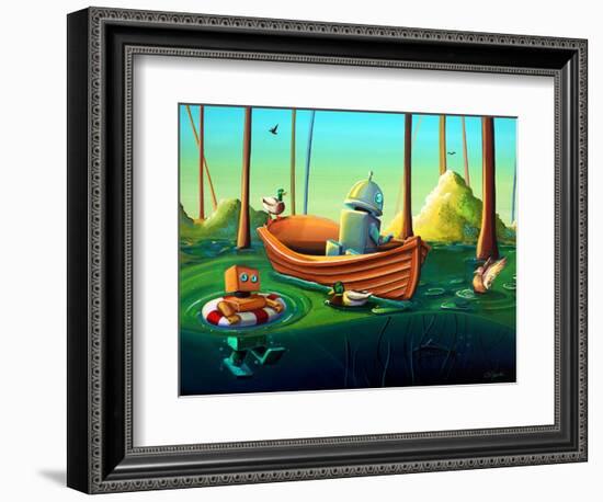 A River Of Curiosity-Cindy Thornton-Framed Art Print