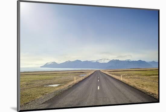 A road in south east Iceland, Polar Regions-Alex Robinson-Mounted Photographic Print