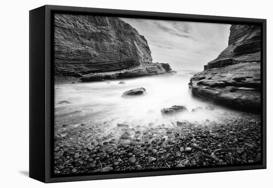 A Rocky Beach at Cabrillo National Monument-Andrew Shoemaker-Framed Premier Image Canvas