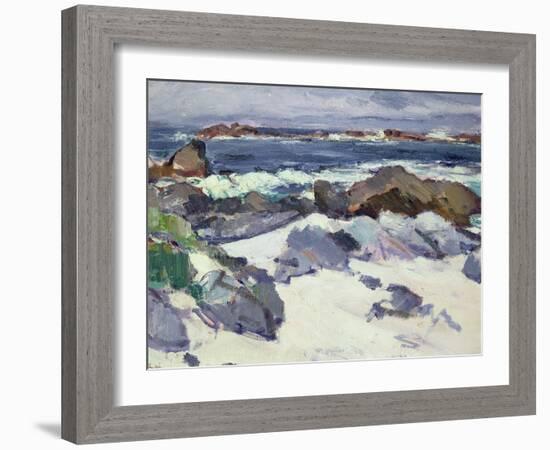 A Rocky Shore, Iona-Samuel John Peploe-Framed Giclee Print