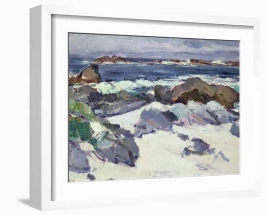 A Rocky Shore, Iona-Samuel John Peploe-Framed Giclee Print