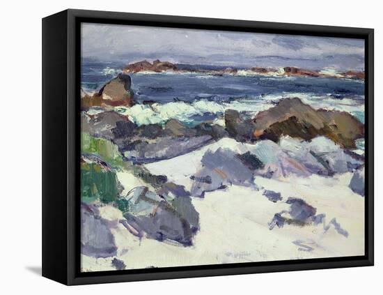 A Rocky Shore, Iona-Samuel John Peploe-Framed Premier Image Canvas