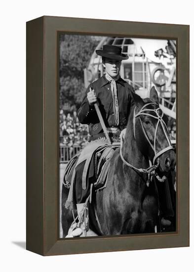 A Rodeo in Buenos Aires-Mario de Biasi-Framed Premier Image Canvas