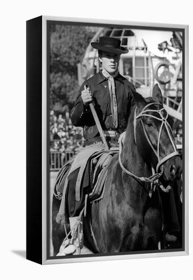 A Rodeo in Buenos Aires-Mario de Biasi-Framed Premier Image Canvas