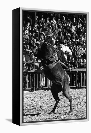 A Rodeo in Buenos Aires-Mario de Biasi-Framed Premier Image Canvas