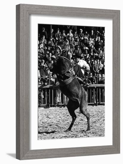 A Rodeo in Buenos Aires-Mario de Biasi-Framed Giclee Print