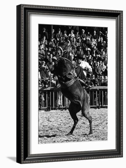 A Rodeo in Buenos Aires-Mario de Biasi-Framed Giclee Print