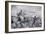 A Roman Battle with the Volscians-John James Chalon-Framed Giclee Print