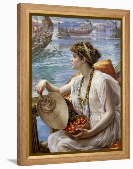 A Roman Boat Race-Edward John Poynter-Framed Premier Image Canvas