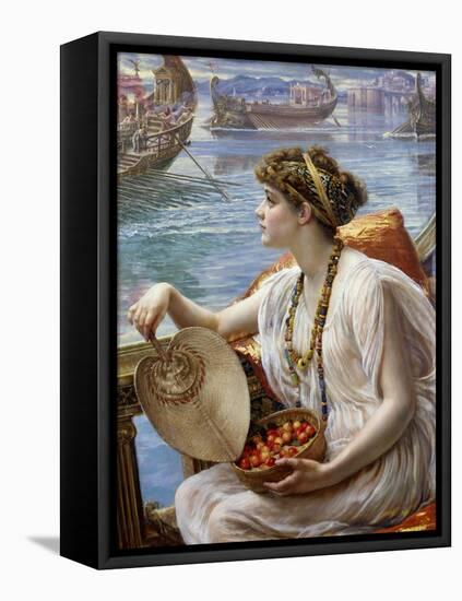 A Roman Boat Race-Edward John Poynter-Framed Premier Image Canvas