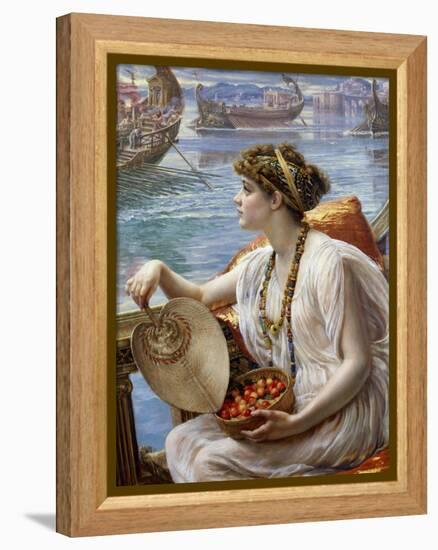 A Roman Boat Race-Edward John Poynter-Framed Premier Image Canvas