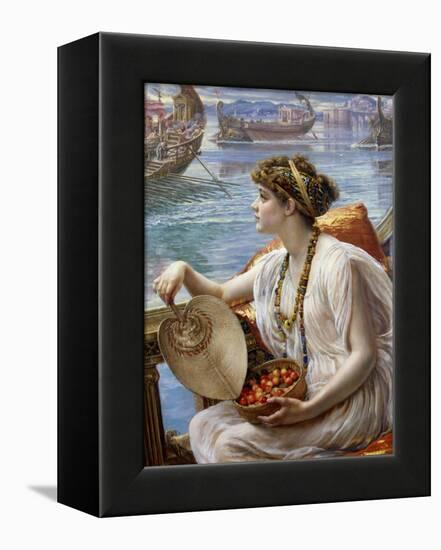 A Roman Boat Race-Edward John Poynter-Framed Premier Image Canvas